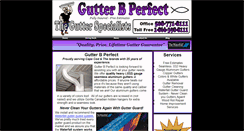 Desktop Screenshot of gutterbperfect.com